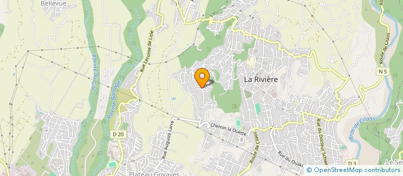 localisation de l'entreprise ABIDI ET DAVID  SAINT-LOUIS