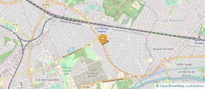localisation de l'entreprise ABIDJAN PARIS à NEUILLY-SUR-MARNE