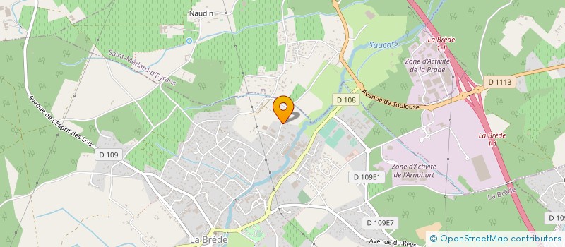 localisation de l'entreprise ABIFOS SARL à LA BREDE