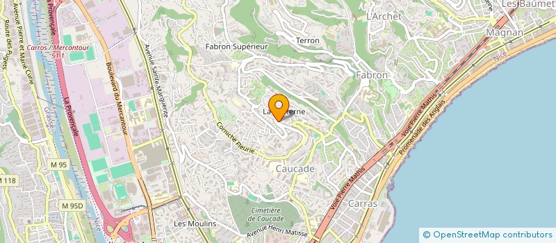 localisation de l'entreprise ABIGAEL à NICE