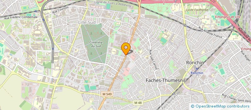 localisation de l'entreprise ABIGAELLE à LILLE