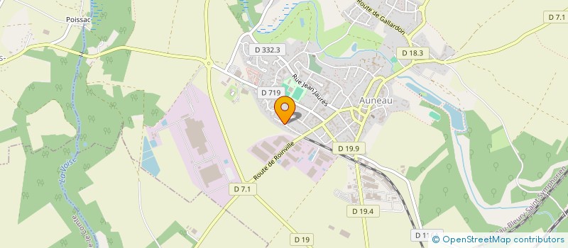 localisation de l'entreprise ABIGAELLE ADMIN à AUNEAU-BLEURY-SAINT-SYMPHORIEN