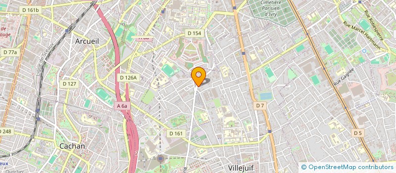 localisation de l'entreprise ABIGAHEL à VILLEJUIF