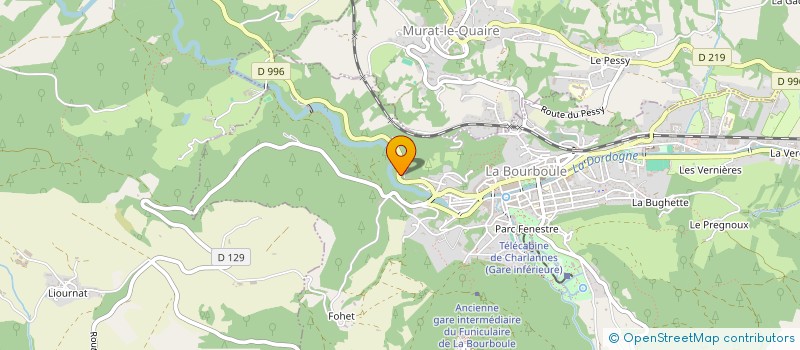 localisation de l'entreprise ABIGAIL  LA BOURBOULE