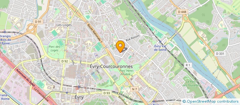 localisation de l'entreprise ABIGAIL PROJECT  EVRY-COURCOURONNES