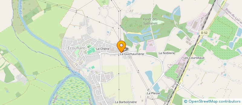 localisation de l'entreprise ABIHL IMMO  ECOUFLANT