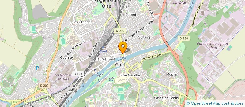 localisation de l'entreprise ABIHOR JMB à CREIL