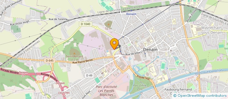 localisation de l'entreprise ABIKI à DENAIN