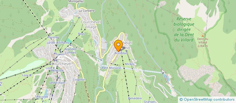 localisation de l'entreprise ABIL à COURCHEVEL