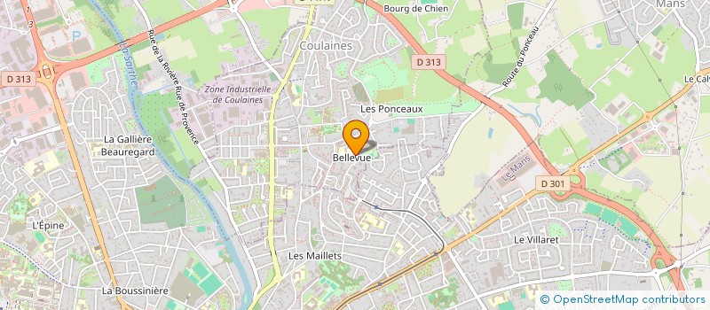localisation de l'entreprise ABIL CONSTRUCTIONS à COULAINES