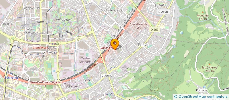 localisation de l'entreprise ABIL CONSTRUCTIONS  EYBENS