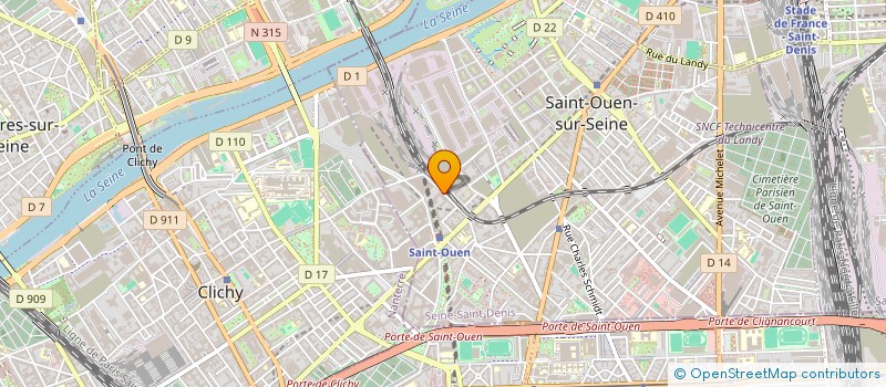 localisation de l'entreprise ABIL-IT FORMATION à SAINT-OUEN-SUR-SEINE