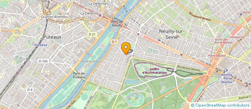 localisation de l'entreprise ABILENE MUSIC à NEUILLY-SUR-SEINE