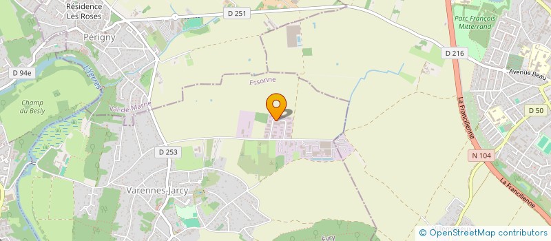 localisation de l'entreprise ABILIO FARIA  VARENNES-JARCY