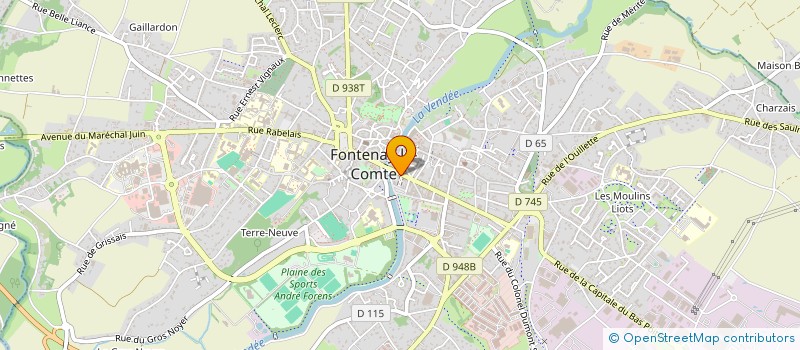 localisation de l'entreprise ABILITY CENTER  FONTENAY-LE-COMTE