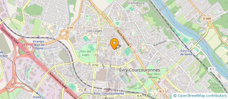 localisation de l'entreprise ABILITY INSURANCE  EVRY-COURCOURONNES