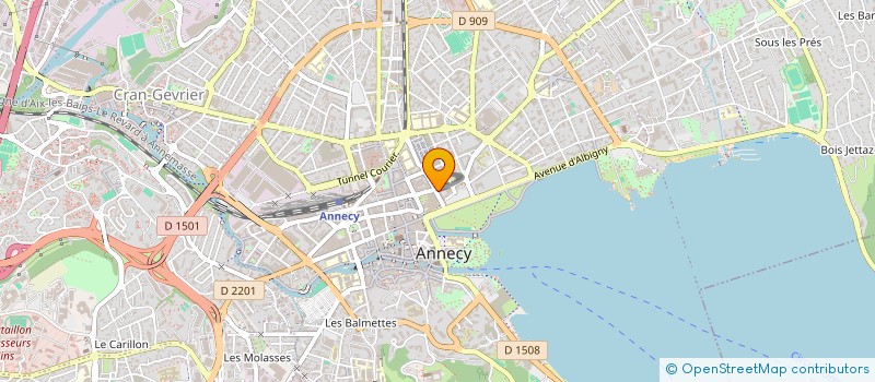 localisation de l'entreprise ABILL à ANNECY
