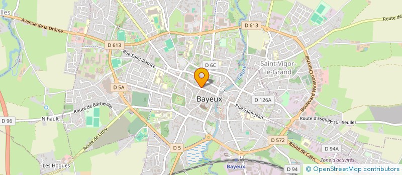 localisation de l'entreprise ABILL RESTAURATION  BAYEUX