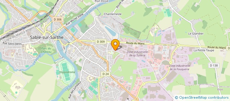 localisation de l'entreprise ABILMO  SABLE-SUR-SARTHE