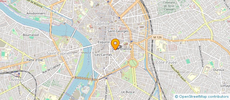 localisation de l'entreprise ABIM  TOULOUSE