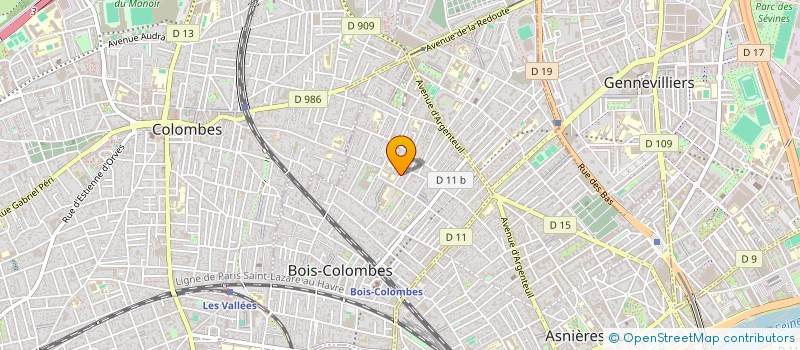 localisation de l'entreprise ABIMELEC                      EMILE à BOIS-COLOMBES