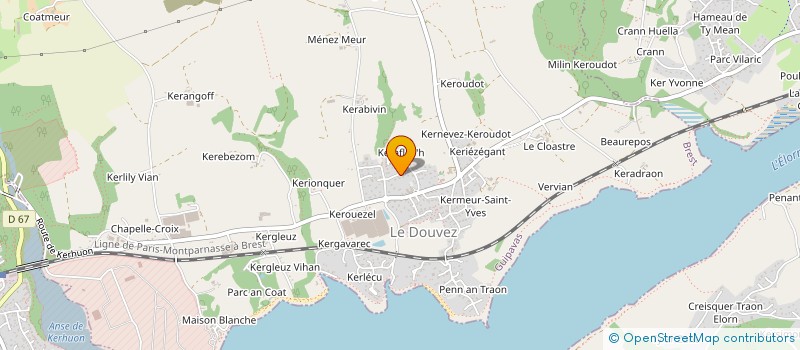 localisation de l'entreprise ABIMMO  GUIPAVAS