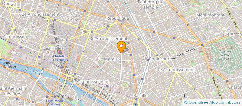 localisation de l'entreprise ABIMMO à PARIS