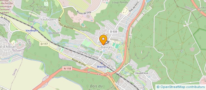 localisation de l'entreprise ABINOX à BIEVRES