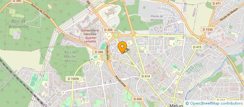 localisation de l'entreprise ABINTEL à MELUN