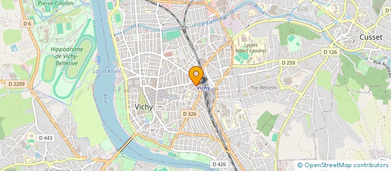 localisation de l'entreprise ABIO CONSULTANTS à VICHY