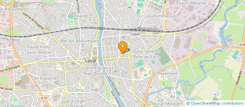 localisation de l'entreprise ABIOH à LAVAL