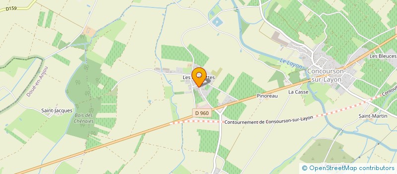 localisation de l'entreprise ABIONYSOS à DOUE-EN-ANJOU