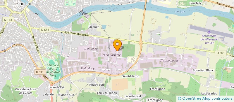 localisation de l'entreprise ABIPA FRANCE - VSL à VILLENEUVE-SUR-LOT