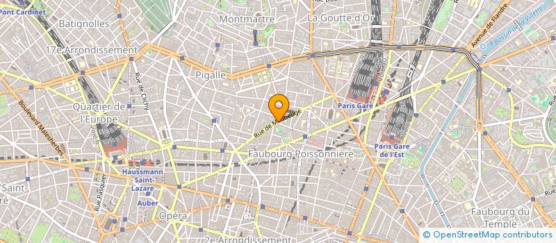 localisation de l'entreprise ABIRA  PARIS 9