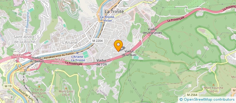localisation de l'entreprise ABIRAMI à LA TRINITE
