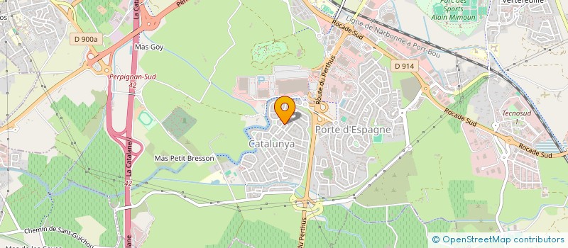 localisation de l'entreprise ABIS  PERPIGNAN