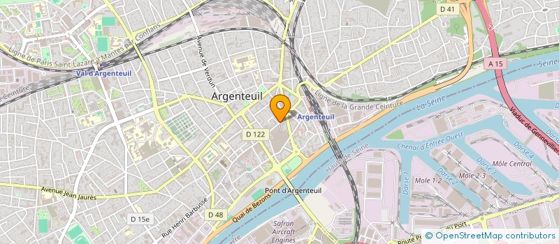 localisation de l'entreprise ABIS PROTECTION à ARGENTEUIL