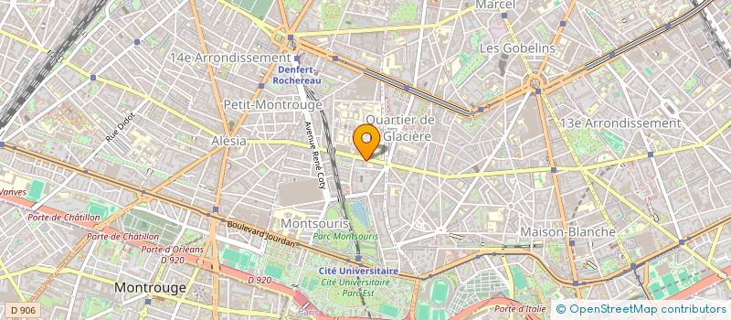 localisation de l'entreprise ABISAMBRA & CO  PARIS 14