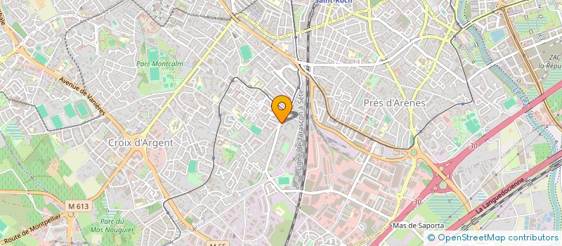 localisation de l'entreprise ABISENS IMMOBILIER à MONTPELLIER