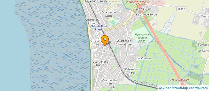 localisation de l'entreprise ABITA à CHATELAILLON-PLAGE