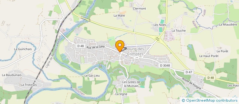 localisation de l'entreprise ABITA AMBIANCE  BOURG-DES-COMPTES