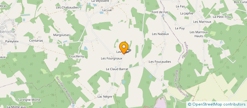 localisation de l'entreprise ABITA CHARPENTE ET CONSTRUCTION BOIS  BASSILLAC ET AUBEROCHE