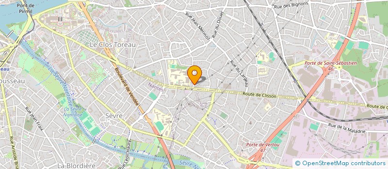 localisation de l'entreprise ABITA DEMAIN  SAINT-SEBASTIEN-SUR-LOIRE