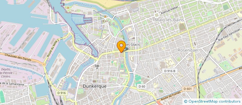localisation de l'entreprise ABITA FINANCE à DUNKERQUE