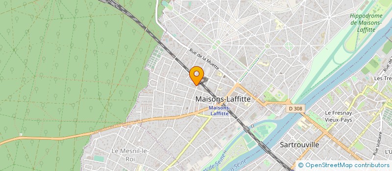 localisation de l'entreprise ABITA SERVICES  MAISONS-LAFFITTE