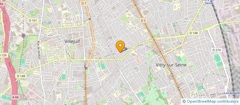 localisation de l'entreprise ABITANEUF à VITRY-SUR-SEINE