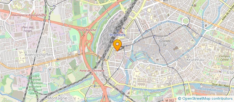 localisation de l'entreprise ABITARE à STRASBOURG