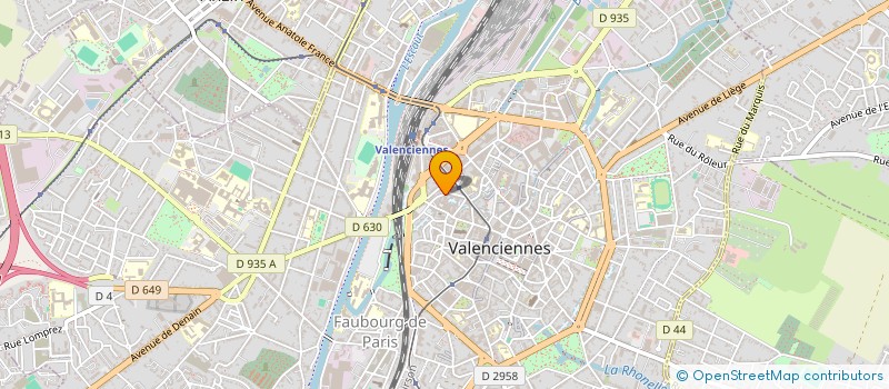 localisation de l'entreprise ABITAT 2000 à VALENCIENNES