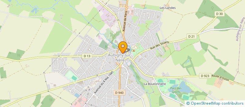 localisation de l'entreprise ABITAT D'AVENIR à AUBIGNY-SUR-NERE