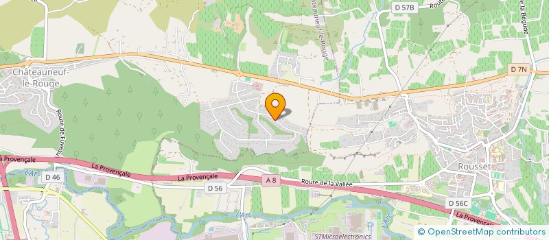 localisation de l'entreprise ABITAT POUR TOI  CHATEAUNEUF-LE-ROUGE